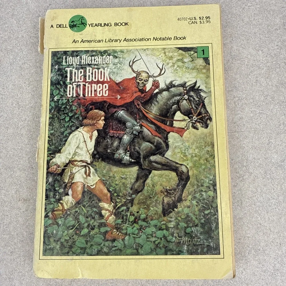 Vitnage PRYDAIN CHRONICLES Lloyd Alexander 1970s yellow Vol.‎ 1-4